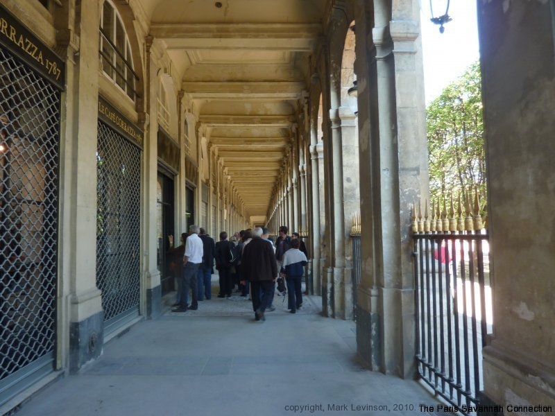 les arcades du palais royal